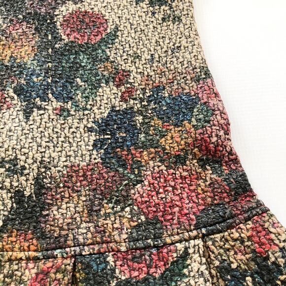 Samuel Jr. Textured Floral Shift Dress Size 4 - Picture 7 of 7